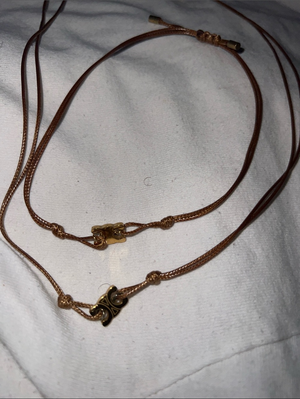 Brown Multi-Strand Women's Necklace Set